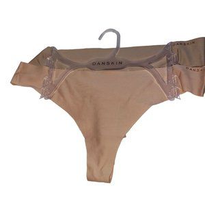 Danskin Intimates 2 pairs of Invisible thong size Large, new without tags